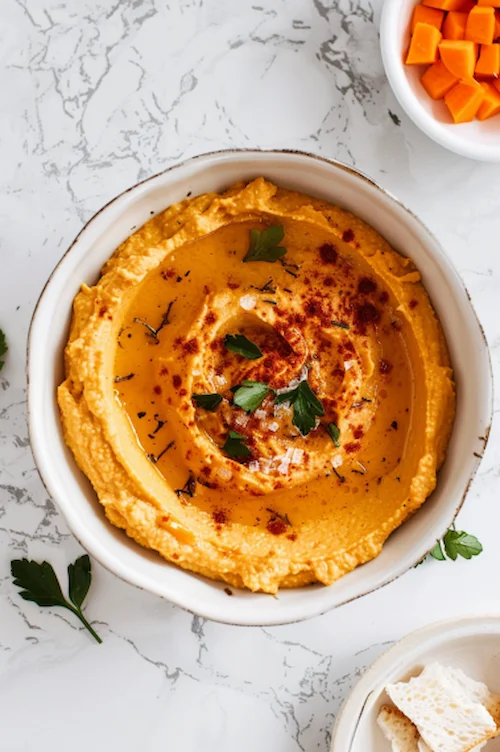 elaboración Hummus de boniato ¡te sorprenderá!
