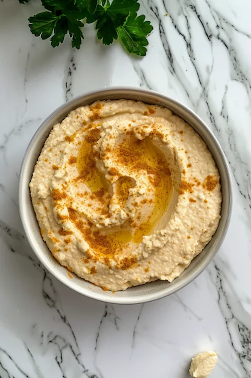 elaboración Hummus de curry