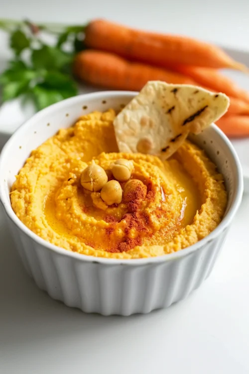elaboración Hummus de zanahoria: receta saludable