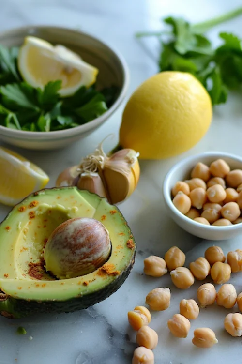 ingredientes Hacer hummus de aguacate en Thermomix