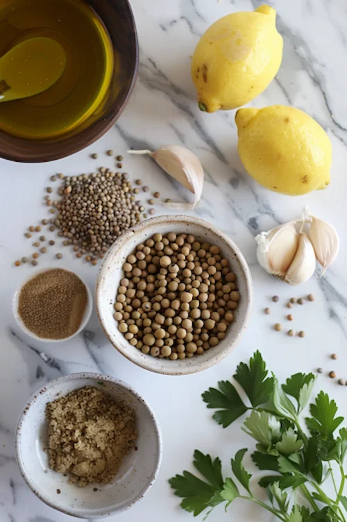 ingredientes Hummus de lentejas en Thermomix