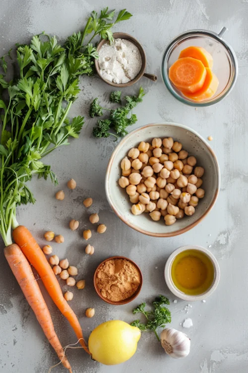 ingredientes Hummus de zanahoria: receta saludable