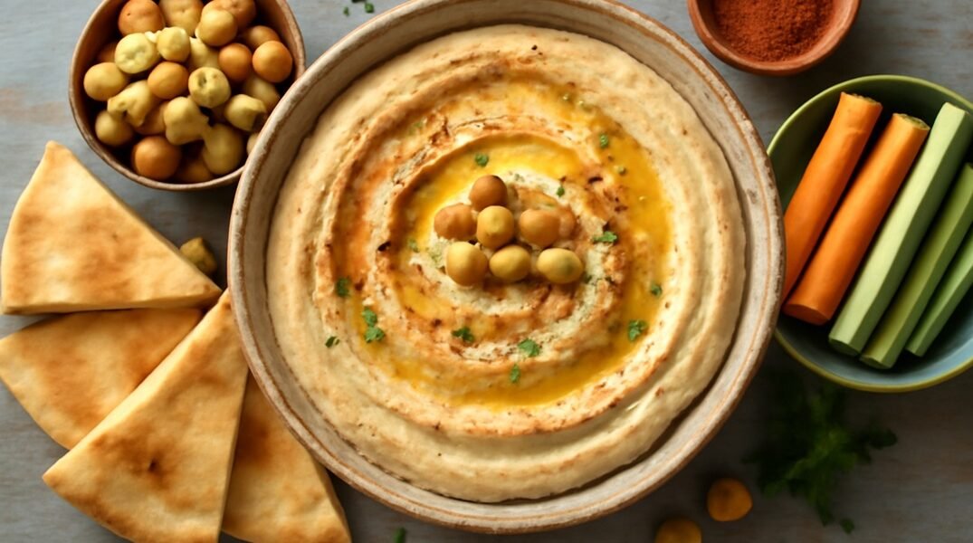 Hummus con robot mambo
