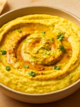 Hummus de curry