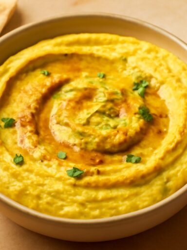 Hummus de curry