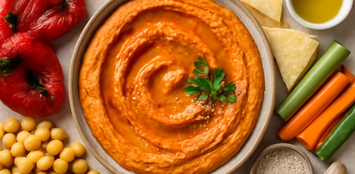 Hummus de pimientos
