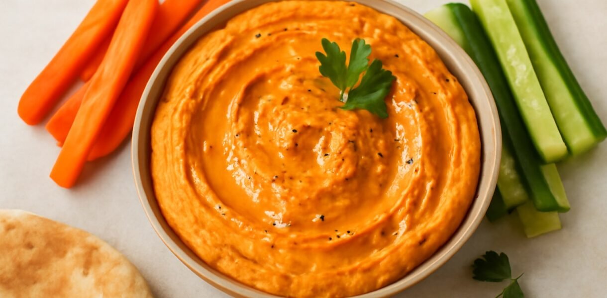 Hummus de zanahoria
