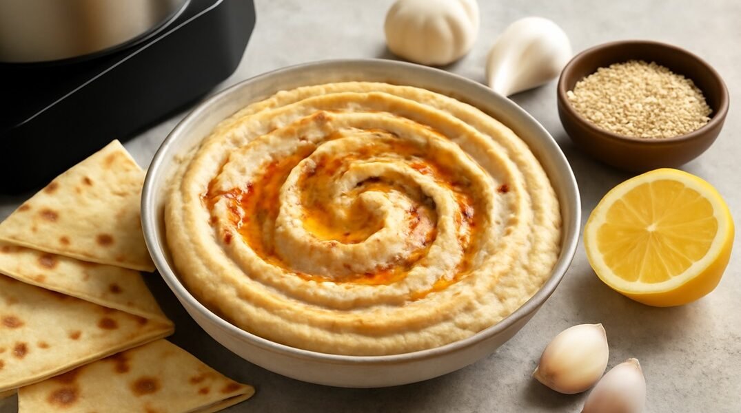 Hummus en Robot Monsieur Cuisine