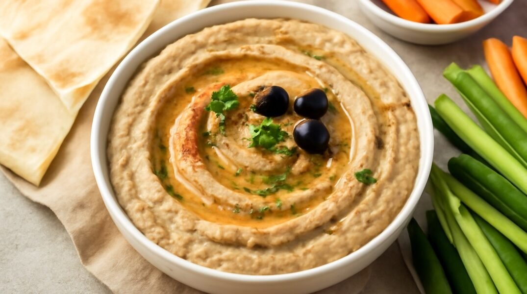 Mutabal Hummus de berenjena