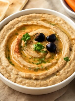 Mutabal Hummus de berenjena