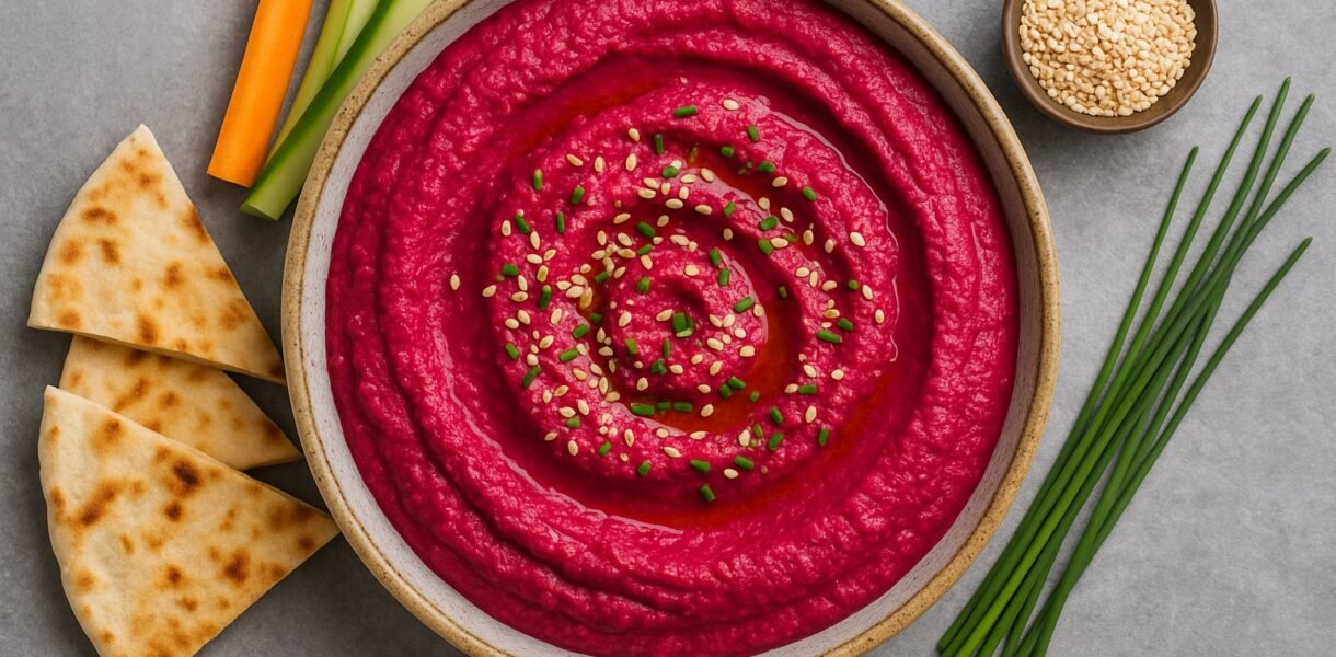 hummus de remolacha en Thermomix