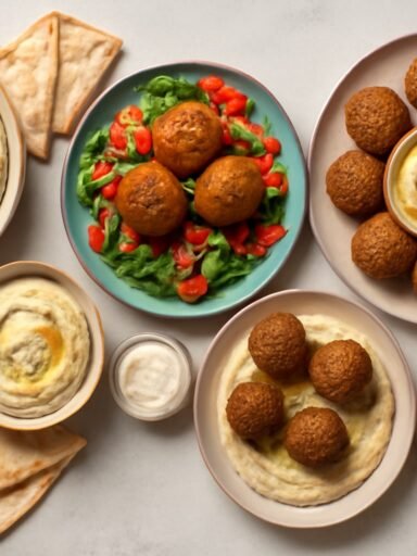 hummus falafel